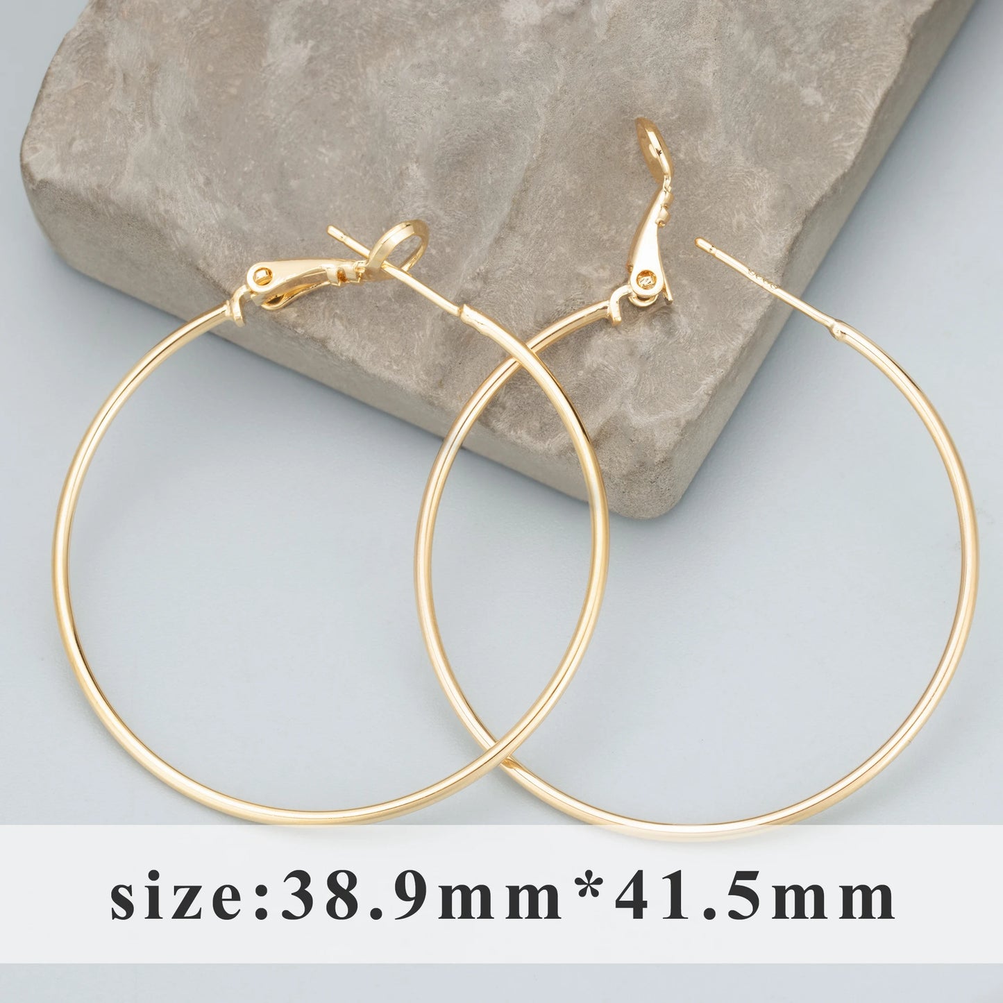 GUFEATHER MC19,jewelry accessories,18k gold plated,pass REACH,nickel free,round ring,charms,jewelry making,diy earrings,6pcs/lot - AMULET RING STORE