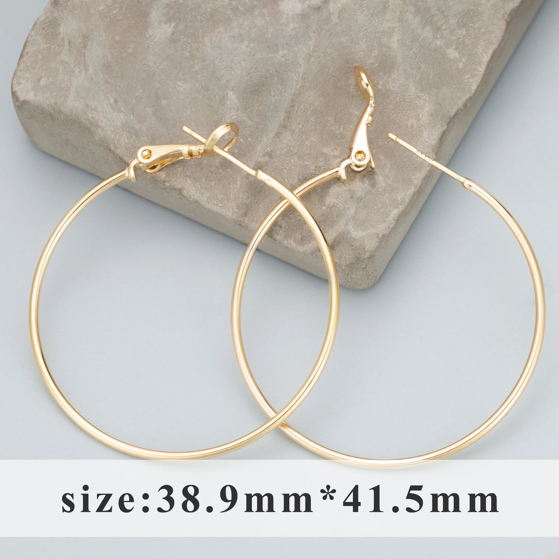 GUFEATHER MC19,jewelry accessories,18k gold plated,pass REACH,nickel free,round ring,charms,jewelry making,diy earrings,6pcs/lot - AMULET RING STORE