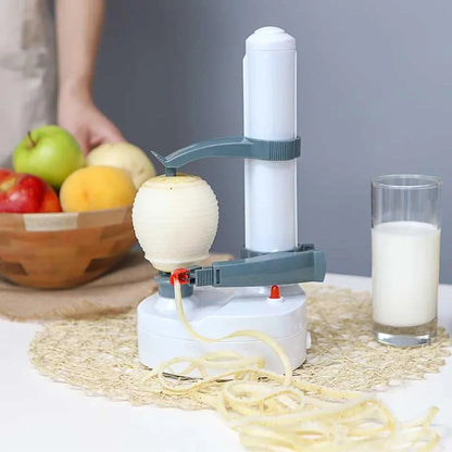 Electric Potato Peelers Automatic Rotating Apple Peeler Potato Peeling Machine Automatic Fruits Vegetables Kitchen Peeling Tool - AMULET RING STORE