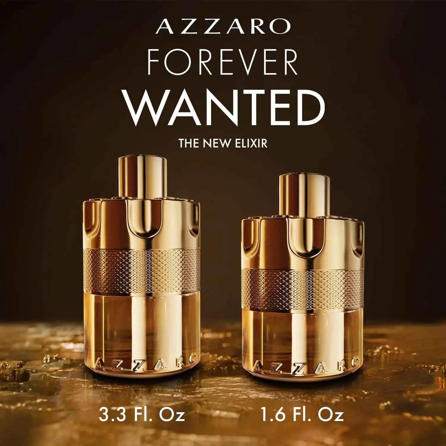 Azzaro - Forever Wanted Elixir - Mens Cologne - with Notes of Raspberry, Cardamom, and Leather Accord 100ml/ 3.4 Fl Oz