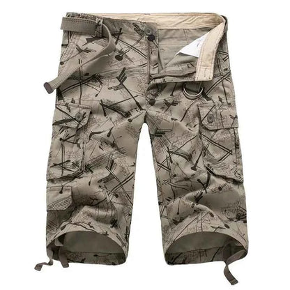 2025 Summner Fashion Cotton Mens Cargo Shorts Camouflage Male Shorts Multi-Pocket Casual Camo Outdoors Tolling Homme Short Pants