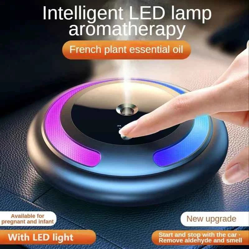 Smart Car Humidifier Essential Oil Diffuser LED Light Fragrance Aromatherapy  Air Freshener  Perfume Car Diffuser