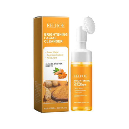 Turmeric Cleansing Milk Foam Facial Cleanser Cleanses Dirt And Grease Brightens Skin Hydrating And Moisturizes Face Care Product