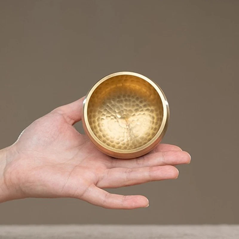 Nepal Singing Bowl Handmade Copper Bowl Sound Healing Yoga Meditation Professional Original Tibetan Bowls Buddha Instrument - AMULET RING STORE