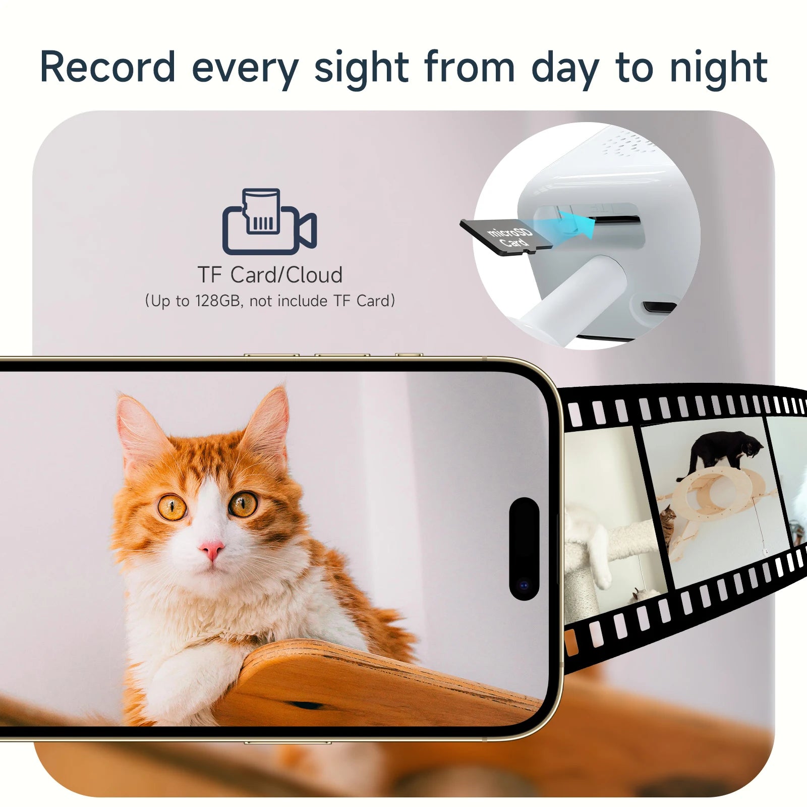 1/2PCS Window Camera - Replaces Outdoor Cameras | 2.4/5GHz Wi-Fi | 3MP Resolution | Full-Color Night Vision Through Window | - AMULET RING STORE