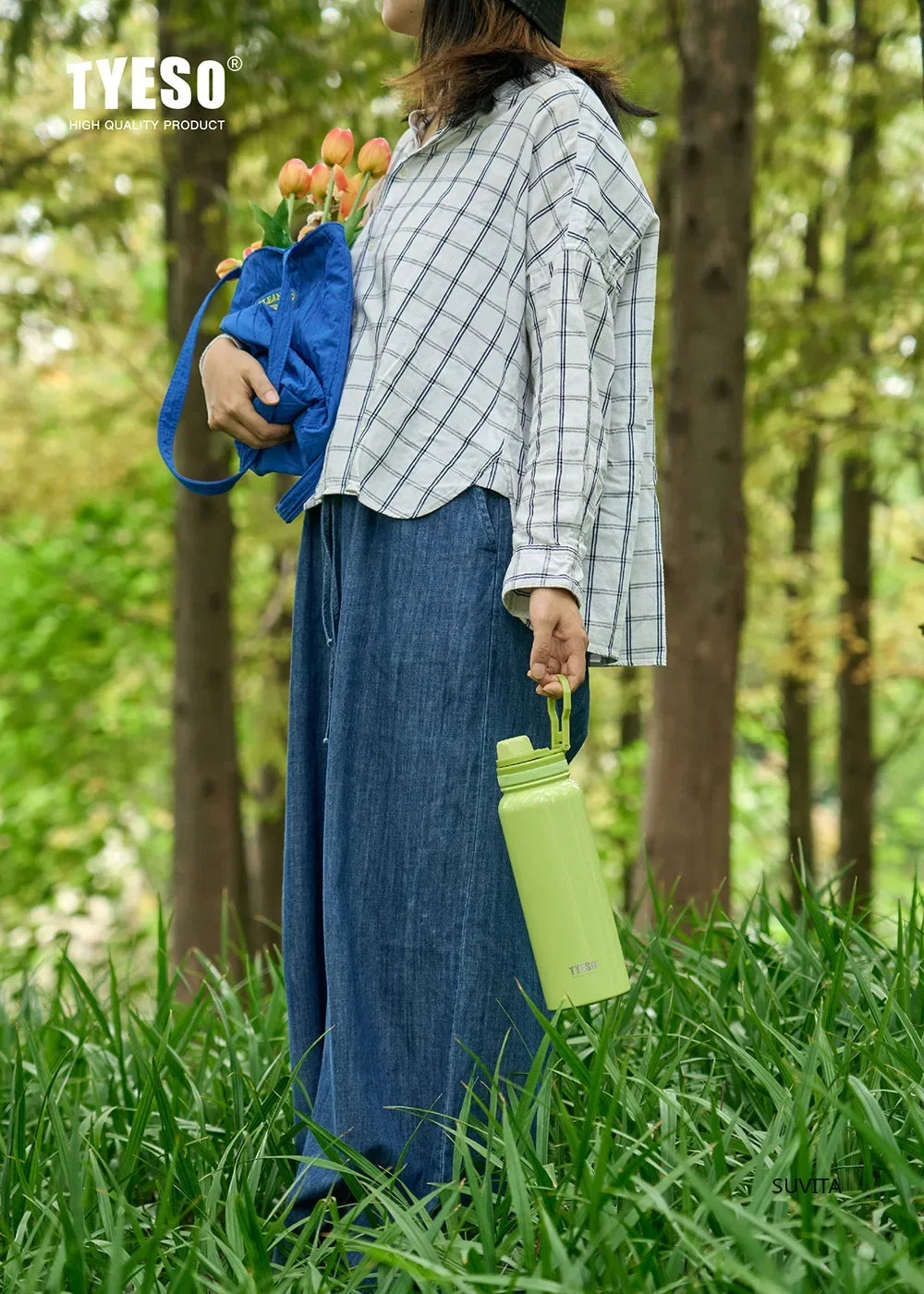 Tyeso Stainless Steel Thermos Water Bottle Portable Sport Vacuum Flask Keeps Cold and Heat Thermal Mug Insulated Car Tumbler Cup - AMULET RING STORE