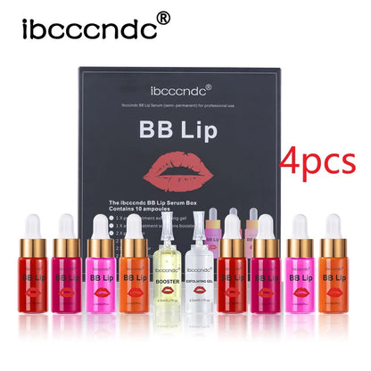 BB Lips Ampoule Serum Starter Set Semi-Permanent BB Lip Gloss Tinted Pigment Lasting Moisturizing For Lip Care Korea Glow - AMULET RING STORE