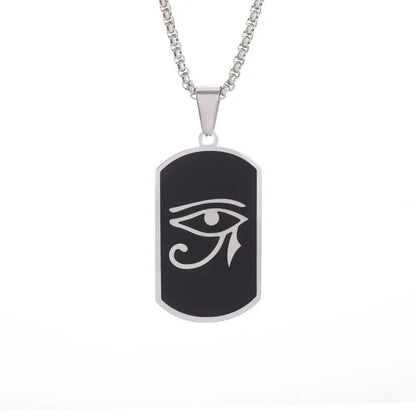 Eye of Horus Necklace Evil Eye Pendant Ancient Egypt Protection Necklace Jewelry Gift Men and Women Spiritual Amulets