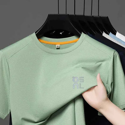 Designer Brand Men's Printed O-neck T-shirt Fashionable Casual Sports Short Sleeved Breathable Cool Luxurious Top Men's Clothing