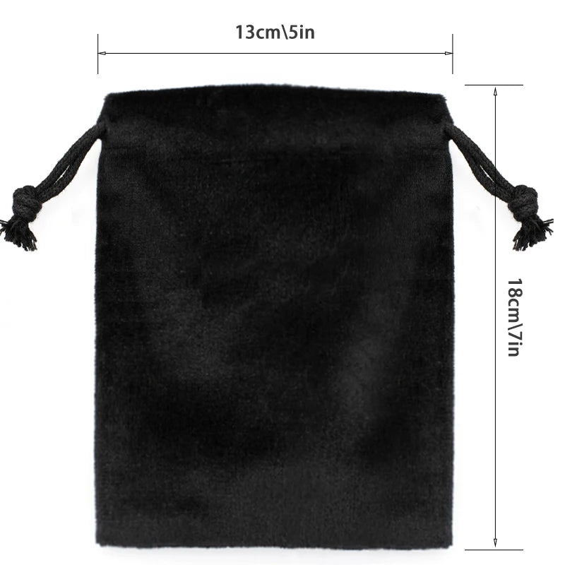 1pcs Multi Color Velvet Bag Jewelry Packing Velvet Drawstring Pouches Jewelry Gift Bags Display Chain Ring Packing Bags As Gift - AMULET RING STORE