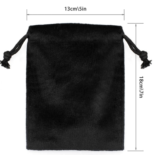 1pcs Multi Color Velvet Bag Jewelry Packing Velvet Drawstring Pouches Jewelry Gift Bags Display Chain Ring Packing Bags As Gift - AMULET RING STORE