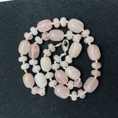 Natural Stone Malachite Lapis Lazuli Agate Necklace 10x14mm Cylindrical Beads 5x9mm Abacus Beads Ladies Necklace about 18 Inches - AMULET RING STORE