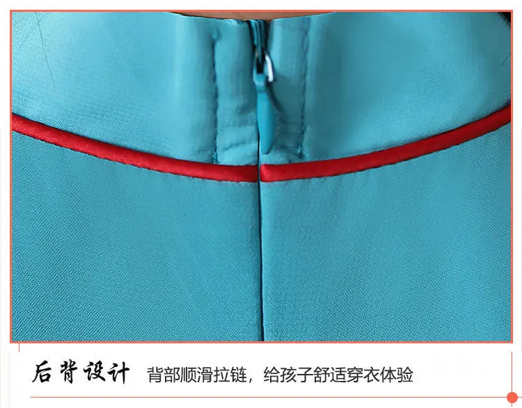 Summer Girls' Hanfu Dress Princess Costume Children's Dresses Kids Vintage Party Baby Girl Dress Cosplay Girls Clothes Vestidos