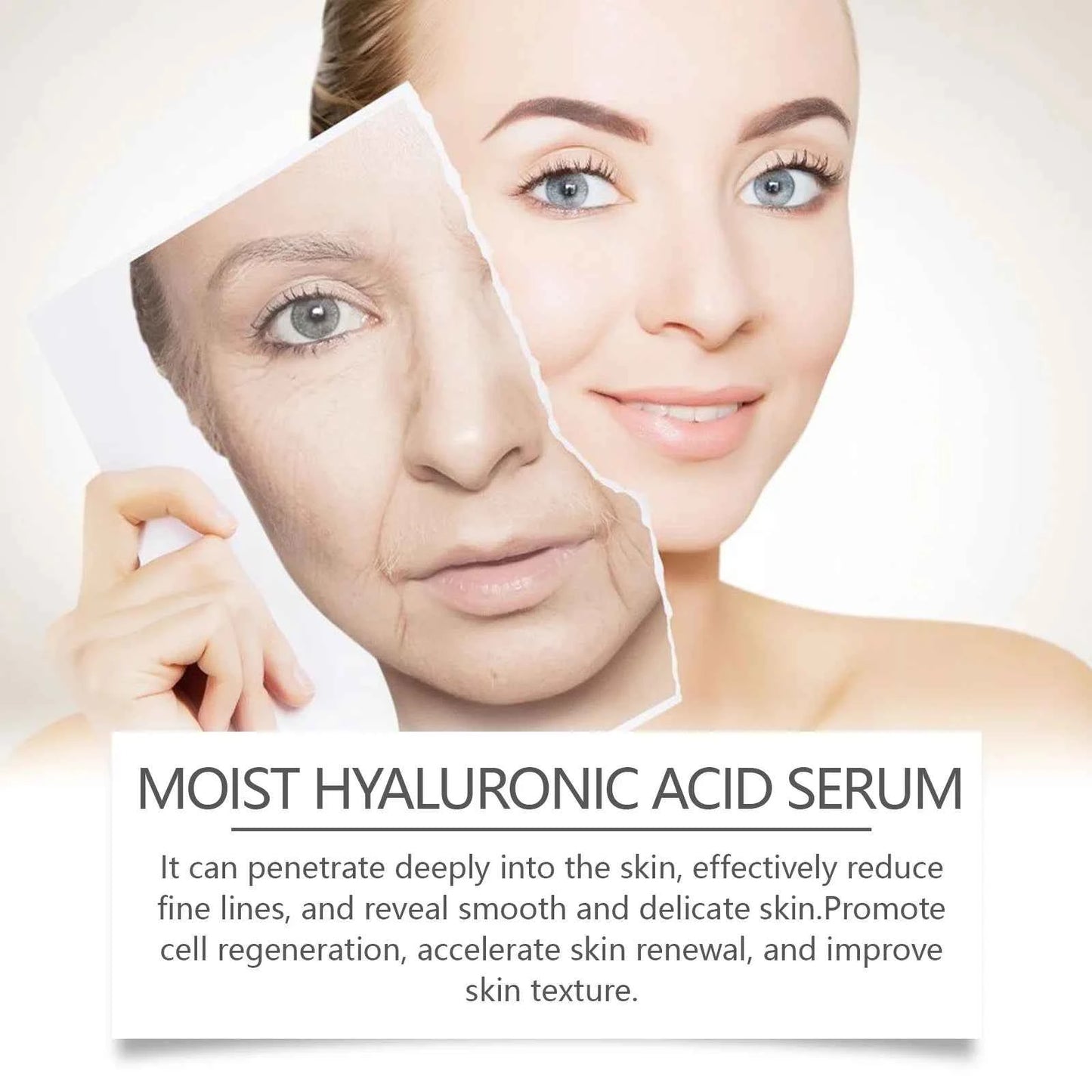 Line Reducing Firming Facial Serum Moisturizing Brightening Vitamin B5 Hyaluronic Acid Facial Serum Pore Tightening Skincare