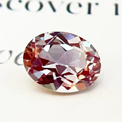 Top Lab Grown Alexandrite Stone Oval Shape Purple Color Charms Beads for Diy Jewelry Making Materials Selectable Certificate