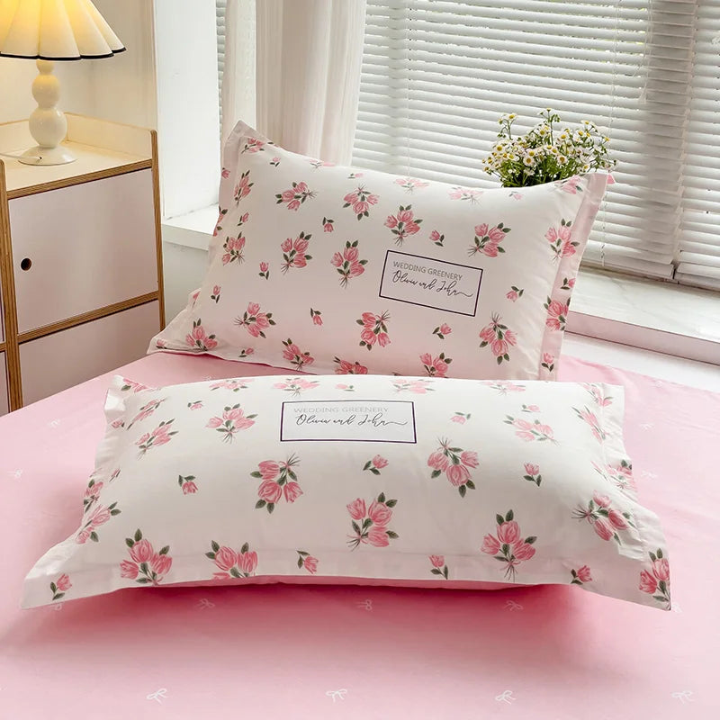 100% Cotton Bedding Set Duvet Cover Set 1 Quilt Cover 2 Pillowcases No Sheet- Ultra Soft Breathable Hypoallergenic - AMULET RING STORE