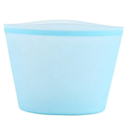 1/3/4Pcs/Pack Silicone Storage Bag,Reusable Food Grade Fresh-keeping Zipper Bags,BPA Free,Leakproof,Microwave&Dishwasher Safe - AMULET RING STORE