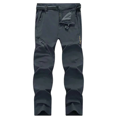 Four sided elastic quick drying pants for men's mountaineering outdoor pants, light and thin for women's summer elastic breathab