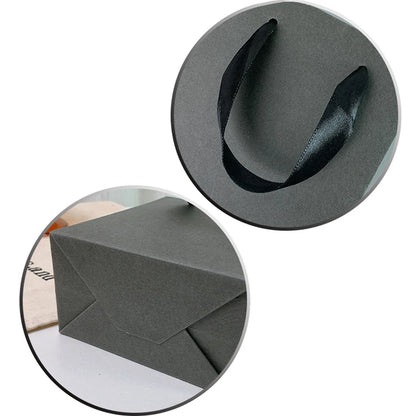 Simple Jewelry Box Earnail Ring Bracelet Necklace Gray Black Paper Jewelry Display Case Jewelry Organizer Box - AMULET RING STORE