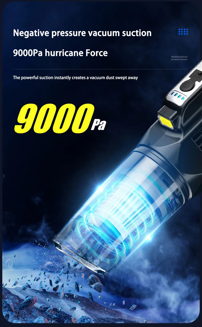 Xiaomi Wireless Vacuum Cleaner Charging Strong Suction Power For Home Car Handheld Carpet Window Crevice Groove Vacuum Cleaner - AMULET RING STORE