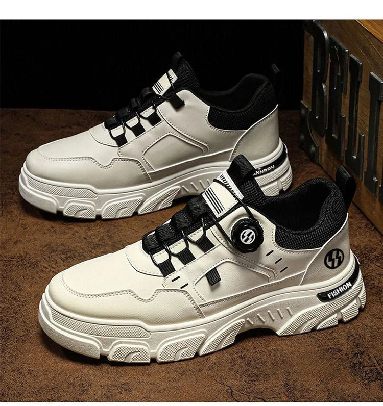 Summer Mens Casual Shoes Leather Men's Sneakers Comfortable Soft Male Wark Board Shoes Platform Shoe for Men Кроссовки Мужские - AMULET RING STORE