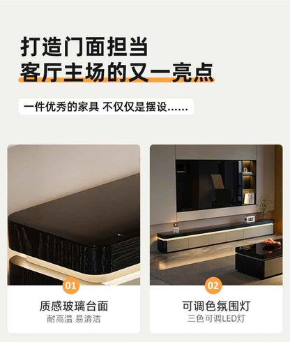 Elegant Space Saving TV Stand Eco Friendly Materials Sustainable Modern Aesthetics TV Stand Sliding Doors Living Room Furniture