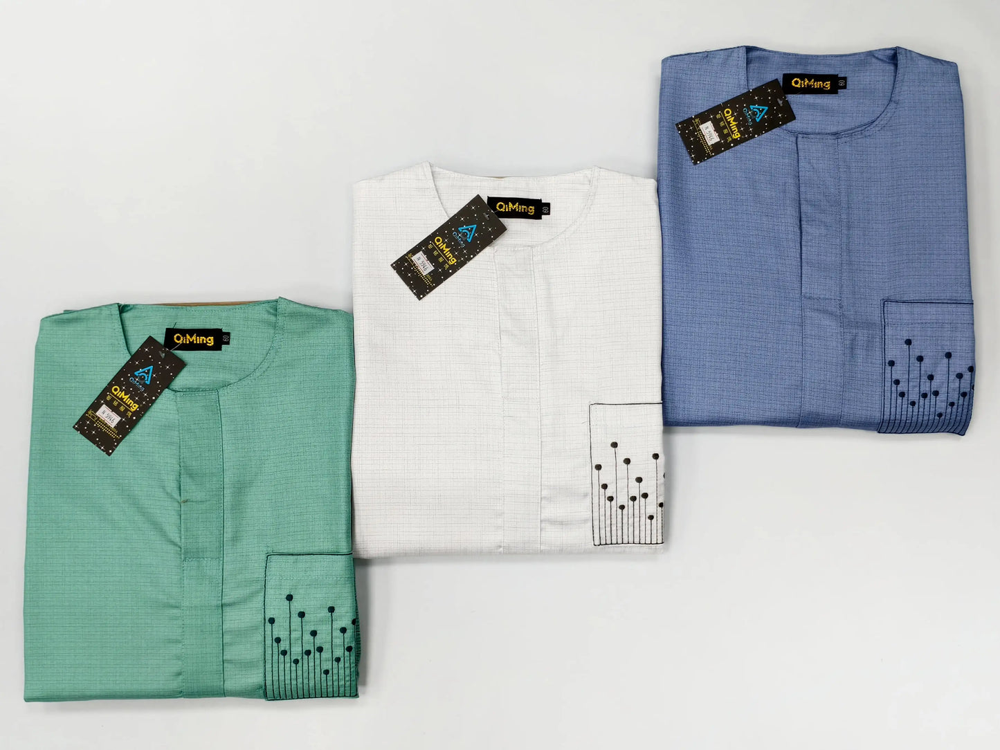 Arabian Jubba Thobe Ramadan Clothing Abaya Muslim Islamic Moroccan African Men's Nice Prayer Eid Robe Long Sleeve Embroidery