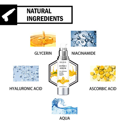 Vitamin C Serum For Face Dark Spot Removal Niacinamide Moisturizing Brightning Shrink Pores Essence Beauty Firming Skincare 109g - AMULET RING STORE