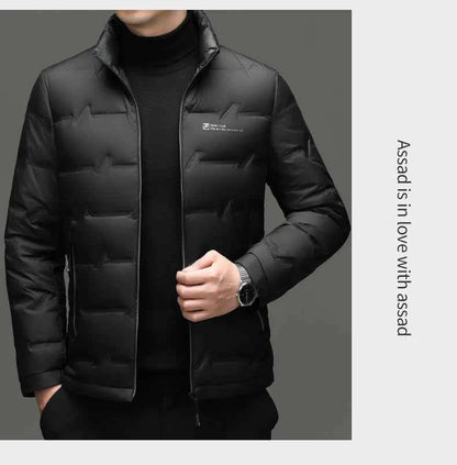 Winter Down Jacket 2026 Light Luxury Brand Men's Coat 90% White Duck Down Lining Outdoor Leisure Sports Men's Jacket