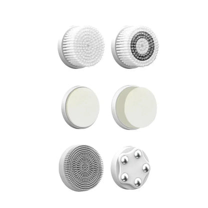 6 In 1 Electric Cleansing Brush Sonic Rotating Cleansing Brush Facial Clean and Remove Acne Pore Skin Rejuvenation Beauty Care