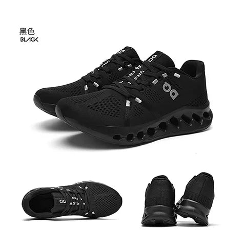 Leisure plus Size Men's Shoes39-45 Fashion Cushioned Running Shoes Sports Trend Gray Green White Black Breathable Comfortable - AMULET RING STORE