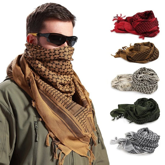 Summer Women Tactical Arab Scarf Men Fashion Lightweight Hijab Scarf Spring Army Plaid Head Scarf Keep Warm 2020 New Hot Sale - AMULET RING STORE