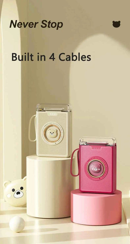 Mini Power Bank 20000mAh Cute Pet Cartoon Portable Charger Powerbank for IPhone Samsung Huawei Xiaomi External Spare Battery