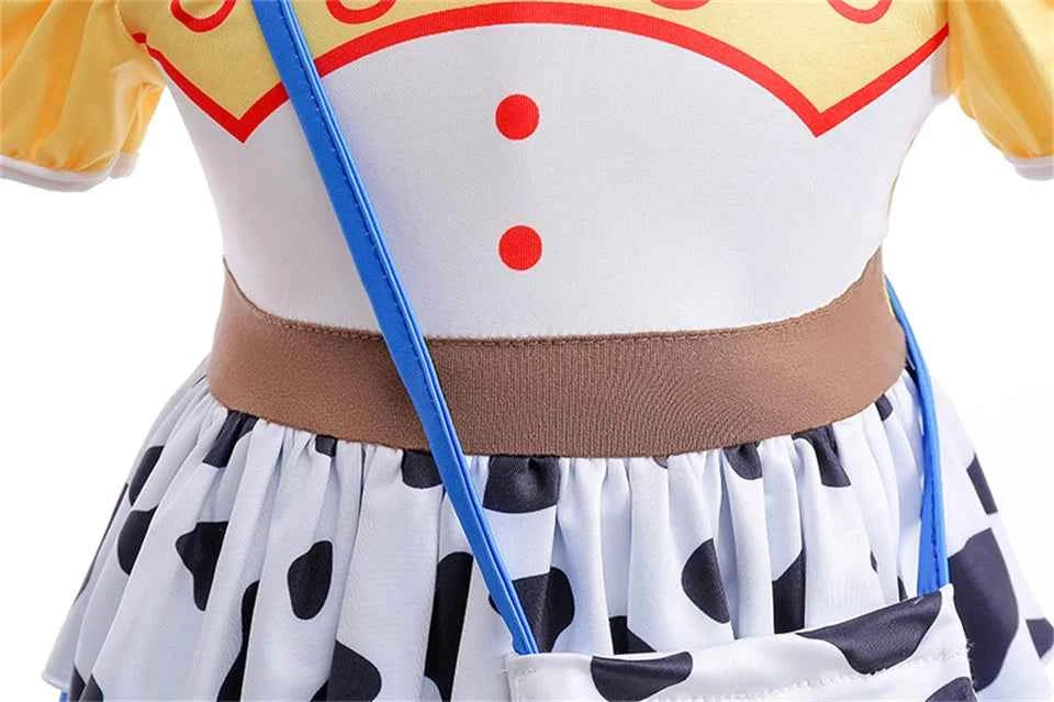 2024 Toddler Girl Princess Dress Toy Kids Clothes Christmas Halloween Woody Alice Jessie Belle Mermaid Infants Party Ball Gowns