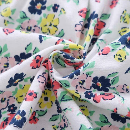 Infant Baby Girls Bodysuit Dress Cotton Floral Baby Girls Long-Sleeved Coat+Short SLeeve Dress 2Pieces Baby Girls Clothes sets