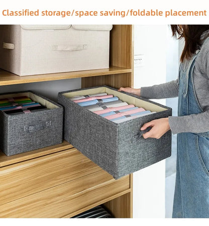 Large Foldable Storage Box Organizing Box For Closet Storage Clothing Storage Box Folding Storage Box For Home Office Storage - AMULET RING STORE