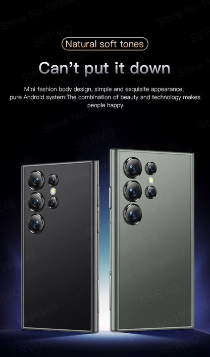 2024 New SERVO S24 Mini 4G Global Smartphone Android System Google Store 2000mAh Facial Unlock Small Smartphones Latest Upgrade - AMULET RING STORE