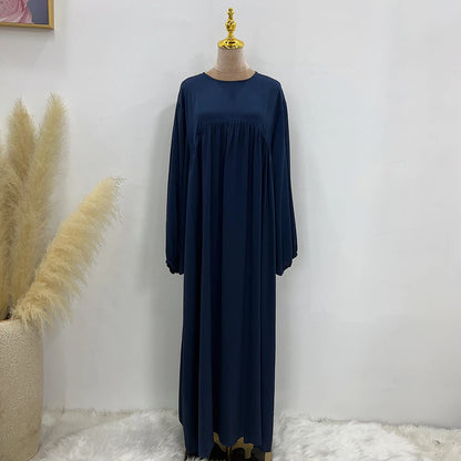 Plain Muslim Abaya Long Dress - Islamic Clothing - AMULET RING STORE