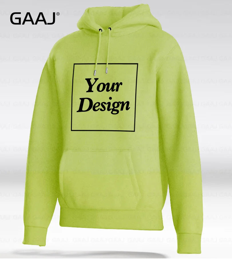 Premium Custom Cotton Hoodie Men Women,Customize Print Hoody Sweatshirt,Diy Your Own Design Photo Logo Pullover,Famliy Team Gift