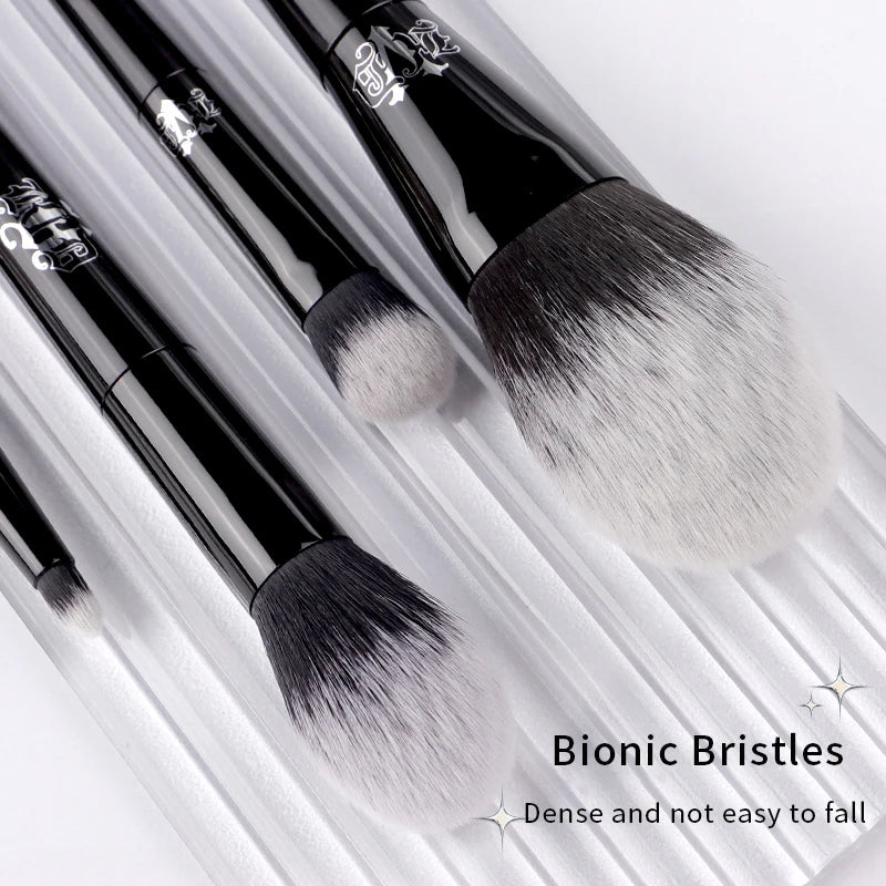 Kat Von D Makeup Brush Set & Kit Foundation Blush Highlight Concealer Powder Sculpting Eyeshadow Brush KVD Brand Makeup Brush - AMULET RING STORE