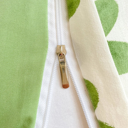 Korean Retro Floral Bedding Set 100% Washed Cotton Bed Sheets Set Soft Duvet Cover Bed Linen Pillowcase Single Double Queen King - AMULET RING STORE