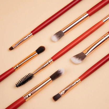 RANCAI7Eyeshadow Fiber Hair Full Set Eye Makeup Brushes Eyeliner Brush Eyebrow Concealer - AMULET RING STORE