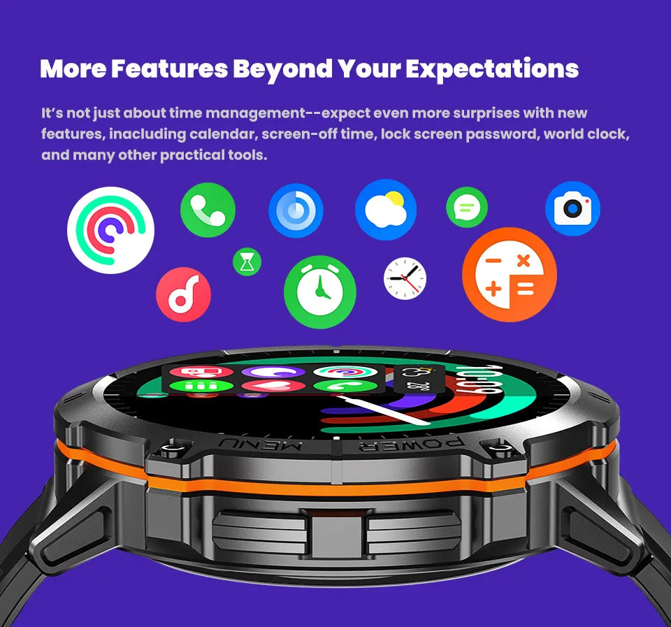 2025 New Military T-Rex 3 Bluetooth Call Smart Watch GPS Compass Barometric Altimeter 10ATM Waterproof Sports Smartwatches Men