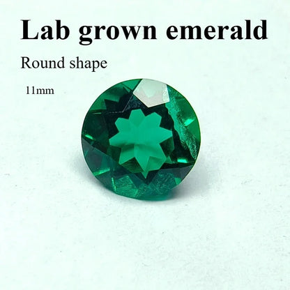 emerald Cut Lab Grown Columbia Emerald Natural color for DIY Jewelry Making Materials with Certificate Factory Wholesale price
