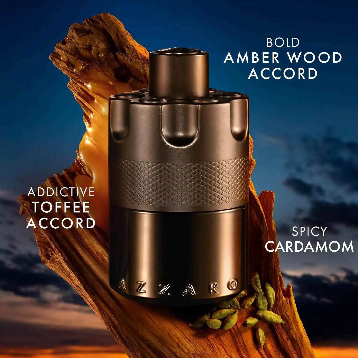 Azzaro Eau De Parfum Intense - Fougère, Ambery & Spicy Fragrance for Date Night - Lasting Wear - Luxury Perfumes for Men