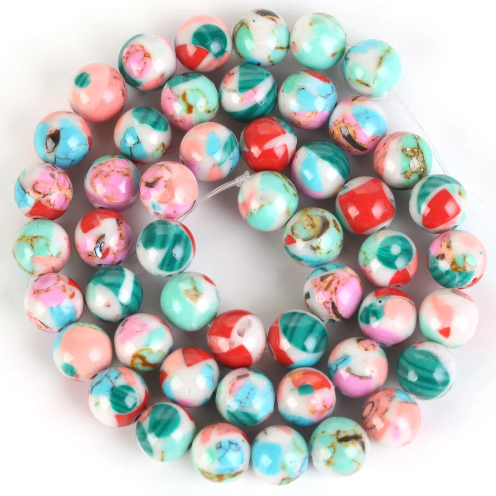 45 Styles Natural Stone Beads Amethyst Purple Jades Agate Crystal Glass Beads Jewelry Making Findings DIY Bracelet Accessories - AMULET RING STORE