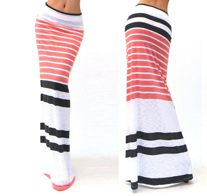 Spring Summer Maxi Skirts Womens Casual Print Women High Waist Stretch Wrapped Hip Skirt Long Y2k Skirts Woman Clothes Faldas