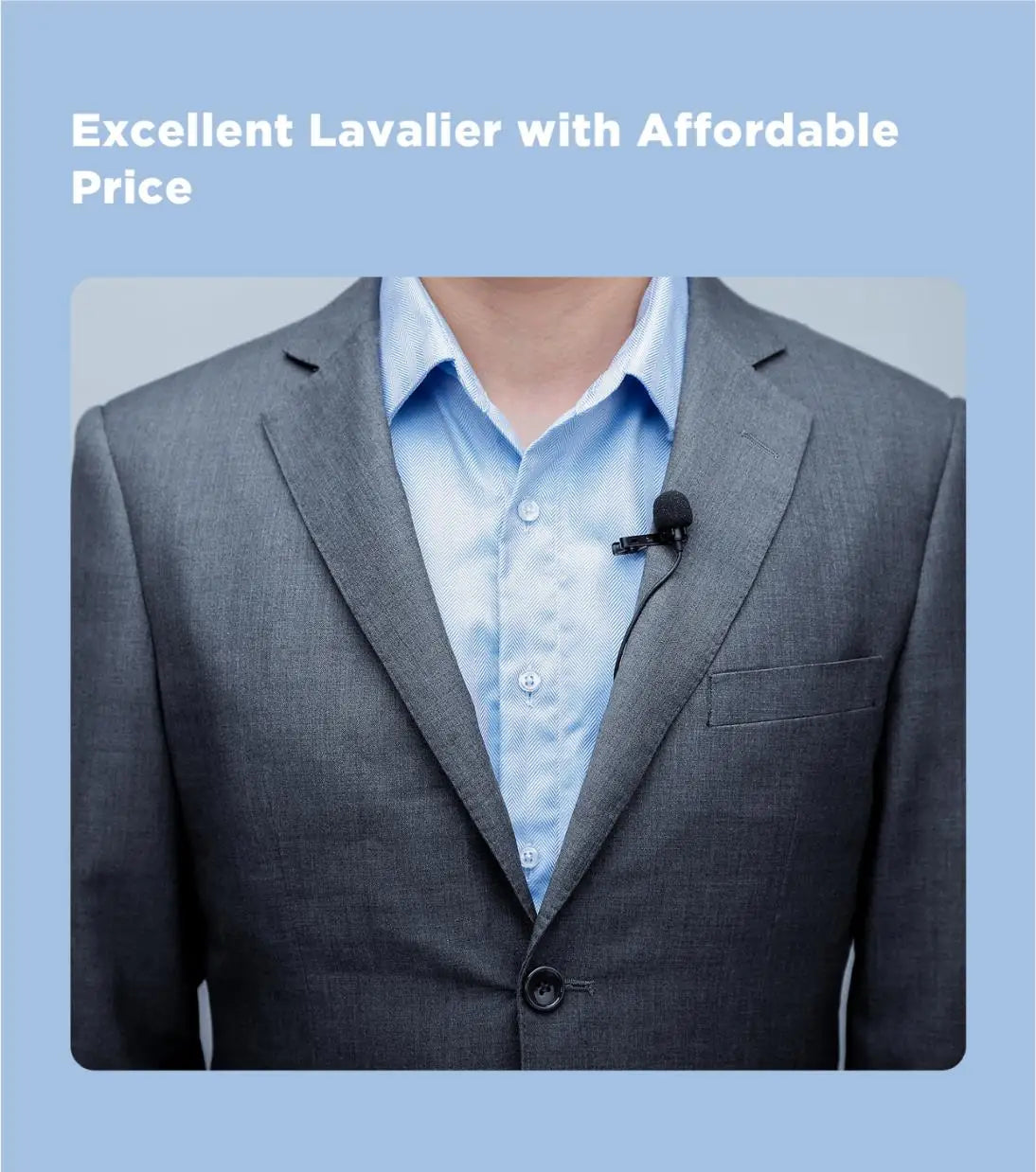 BOYA BY-M1 Condenser Lavalier Lapel Clip-on Microphone 3.5mm TRRS 6M Mic For PC iphone DSLR Camera YouTube Recording Streaming