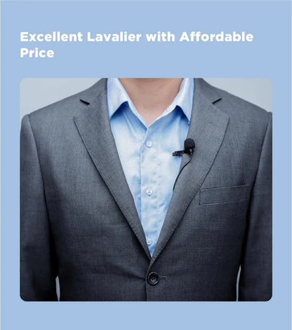 BOYA BY-M1 Condenser Lavalier Lapel Clip-on Microphone 3.5mm TRRS 6M Mic For PC iphone DSLR Camera YouTube Recording Streaming