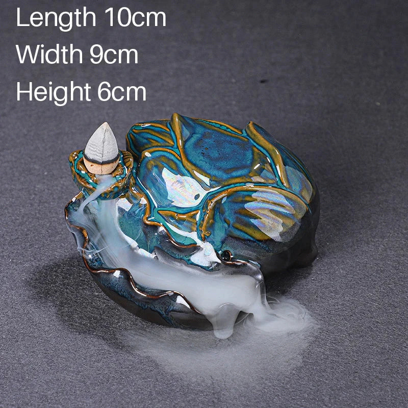 Backflow Incense Furnace, Aromatherapy Furnace, Hydroponic Cultivation of Green Plants, Home Religious Articles, Decor Line - AMULET RING STORE